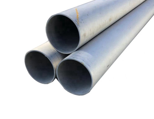 Aktueller Firmenfall über 1060 1070 1100 1050 3003 Mingtai Auswirkungs-Verdrängungs-Silber-und Mühlrohr-rundes Rohr-Aluminiumprofil